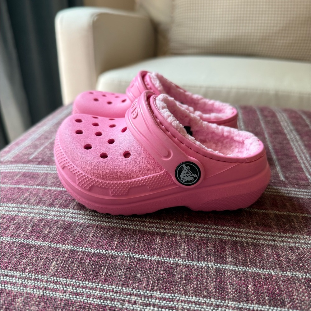 CROCS Pink Baby & Walker Shoes